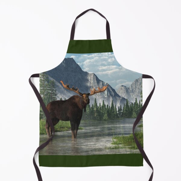 Item preview, Moose in a River designed and sold by Daniel Eskridge.