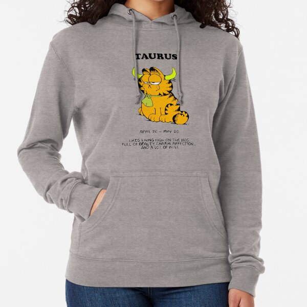 Garfield Astrology - Taurus Lightweight Hoodie