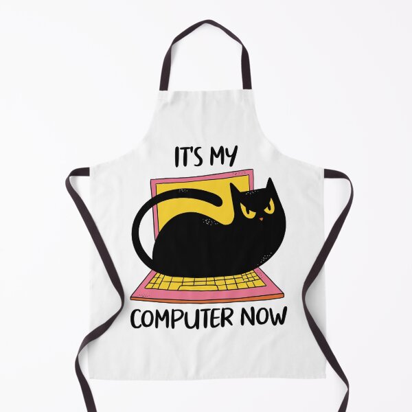 Item preview, It's My Computer Now Cat on Laptop designed and sold by OnepixArt.