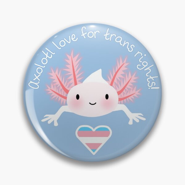 Item preview, Axolotls por los derechos trans designed and sold by EmilyHowling.