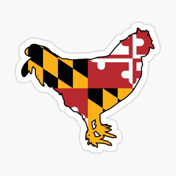 Buy Orioles Maryland Flag - Die cut stickers - StickerApp