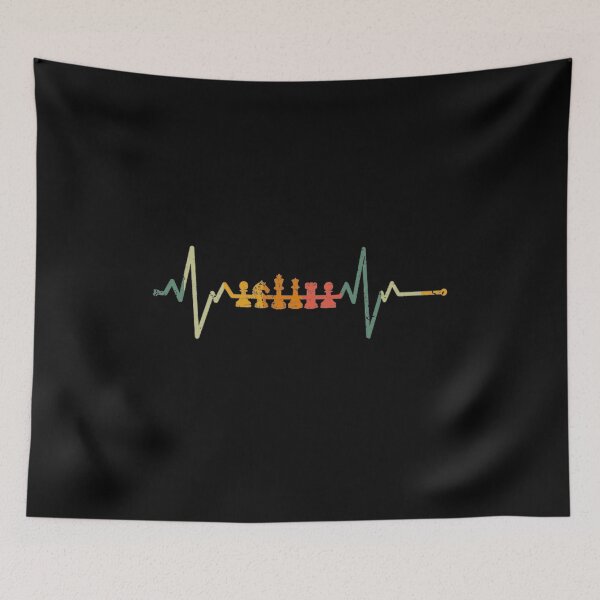 Item preview, funny chess pieces HEARTBEAT designed and sold by designedtoyou.