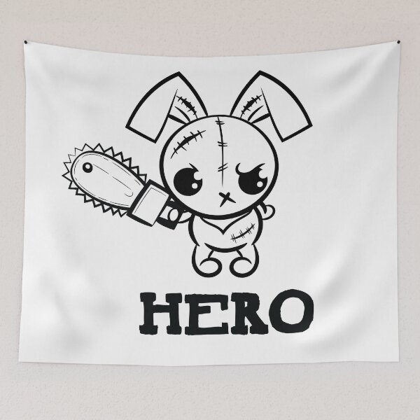 Item preview, Hero Grumpy Voodoo Bunny designed and sold by ProjectX23.