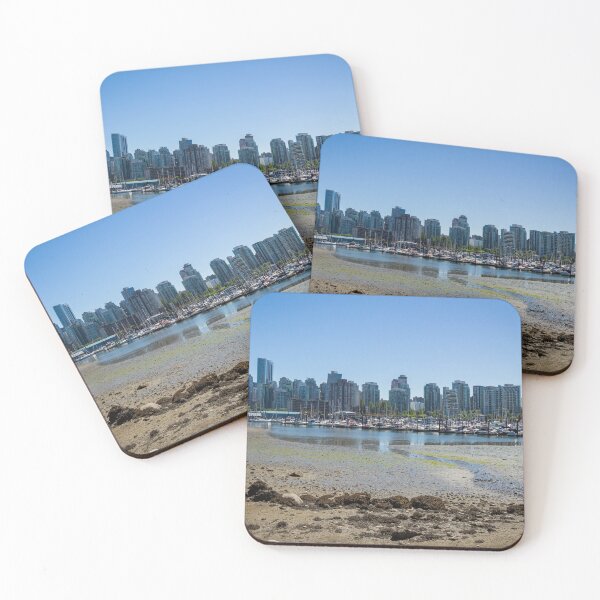 Item preview, Low tide in Coal Harbour, Vancouver, on a summers day, from Stanley Park designed and sold by SnapTPhotograph.