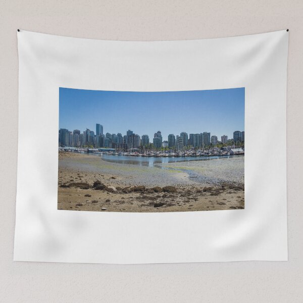 Item preview, Low tide in Coal Harbour, Vancouver, on a summers day, from Stanley Park designed and sold by SnapTPhotograph.