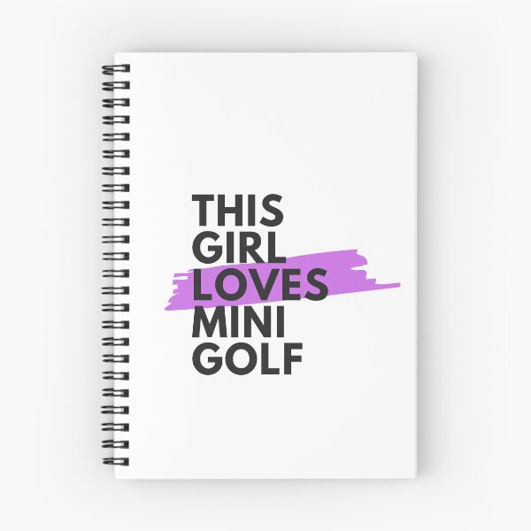 Item preview, This girl loves mini golf designed and sold by TheGreenGoat.