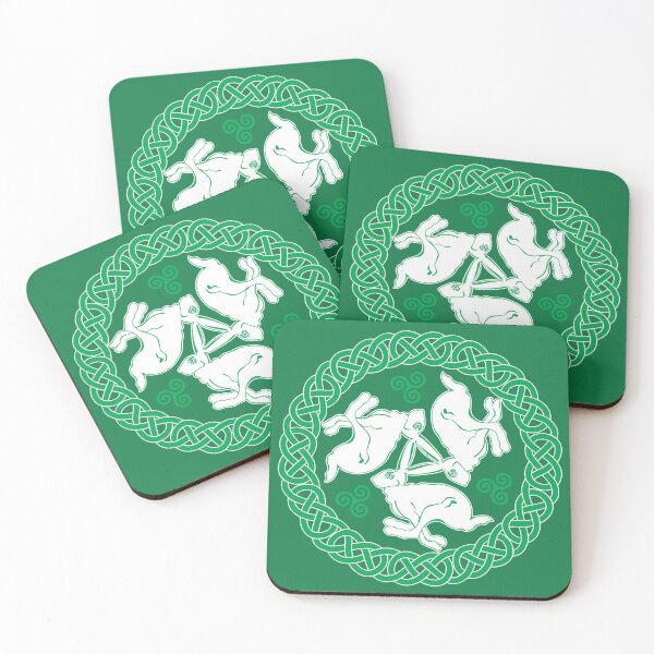 Item preview, Celtic Triskele Hares designed and sold by Peregrinus Creative.