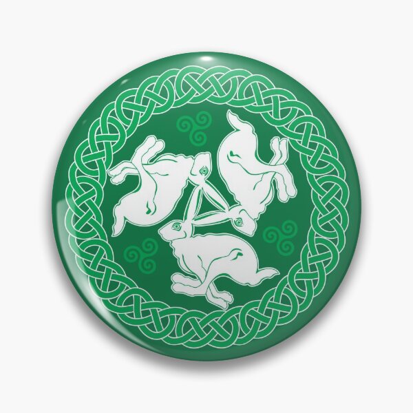 Item preview, Celtic Triskele Hares designed and sold by Peregrinus Creative.