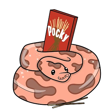 Vorschaubild zum Design Pocky Python von The Cute Crypt