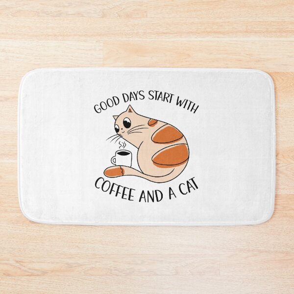 Item preview, Good Days Starts With Coffee And A Cat designed and sold by OnepixArt.