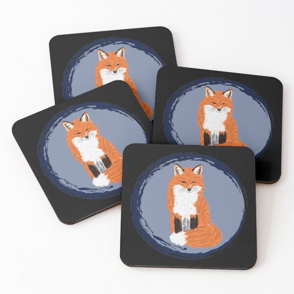 Item preview, Artwork of a Sitting Red Fox II designed and sold by JD's Shop.