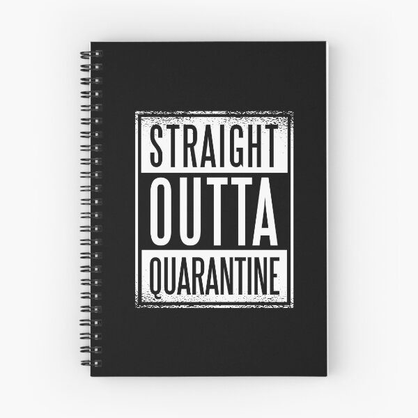 Item preview, Straight Outta Quarantine COVID19 Sign designed and sold by MadMando.