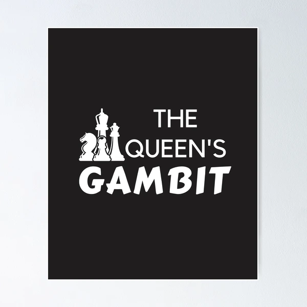 The Queen's Gambit Elizabeth Harmon quote It's Much Easier to play chess  without the burden of addam's apple Sticker for Sale by jovanaja43