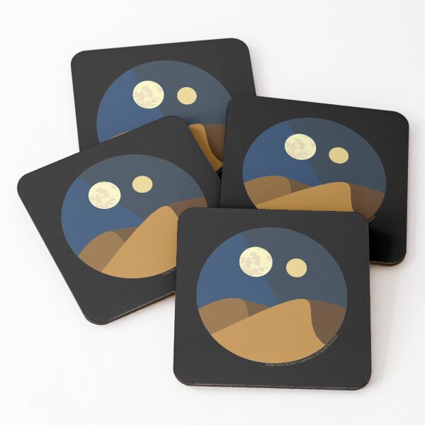 Item preview, Minimalist Arrakis at Night designed and sold by VivtheFish.