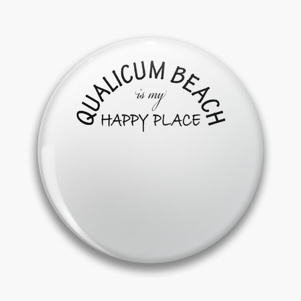 Item preview, Qualicum Beach My Happy Place Retro Vintage designed and sold by Renergie.
