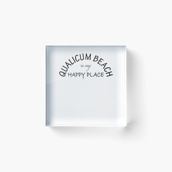 Item preview, Qualicum Beach My Happy Place Retro Vintage designed and sold by Renergie.