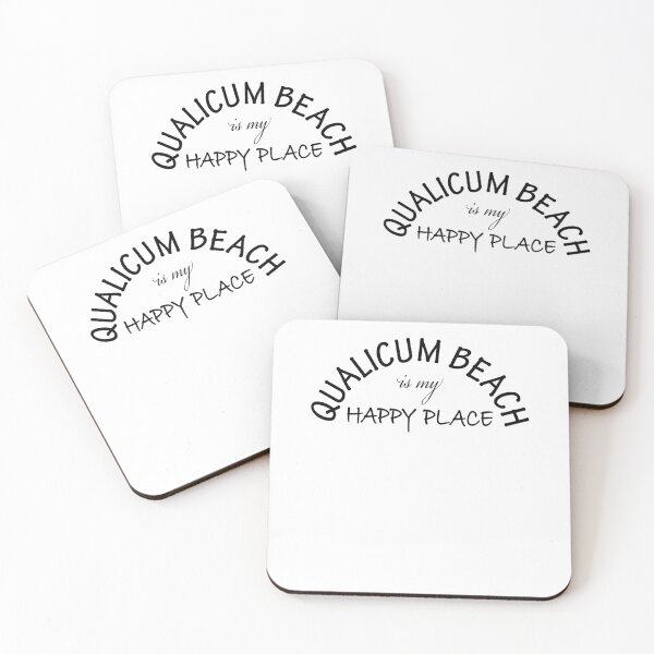 Item preview, Qualicum Beach My Happy Place Retro Vintage designed and sold by Renergie.