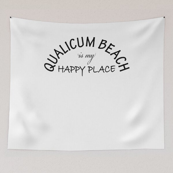 Item preview, Qualicum Beach My Happy Place Retro Vintage designed and sold by Renergie.