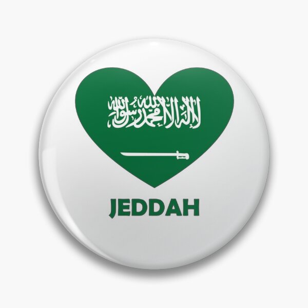 Item preview, Heart Flag - I Love Jeddah Saudi Arabia designed and sold by Chill-Channel.