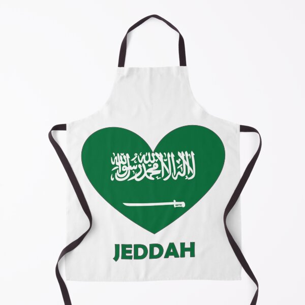 Item preview, Heart Flag - I Love Jeddah Saudi Arabia designed and sold by Chill-Channel.