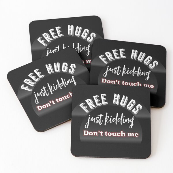 Item preview, Free Jugs Just Kidding Don't Touch Me designed and sold by JEMILLERDESIGNS.