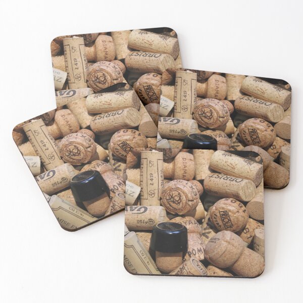 Item preview, Close up of wine corks. designed and sold by wineandwords.