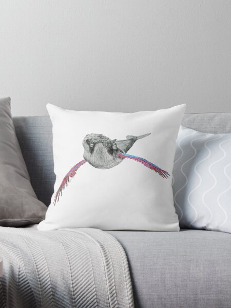 Artikel-Vorschau von Humpback whale with wings (red, light blue), designt und verkauft von Doris Thomas.