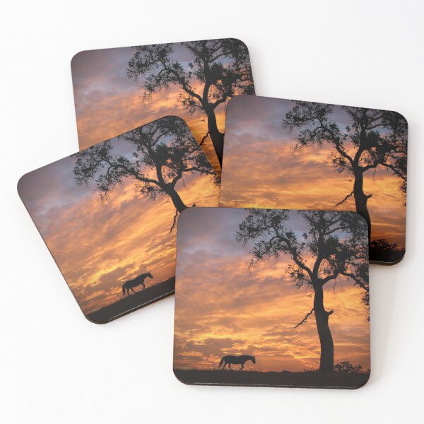 Item preview, Horse Oak Tree and Magnificent Sunrise designed and sold by Stephanie Laird.