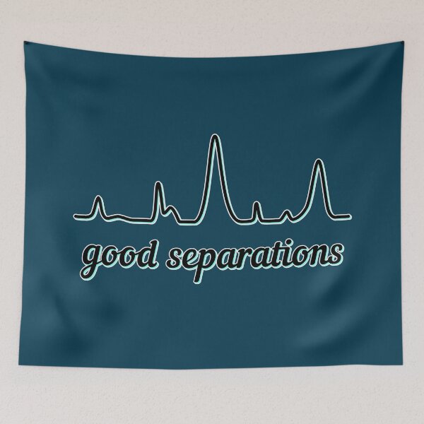 Item preview, Good Separations - Black and Teal, Dark Background designed and sold by Artsy-Chemist.