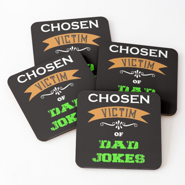 Item preview, Chosen Victim of DAD JOKES funny gift designed and sold by Colator.