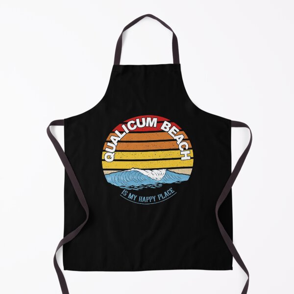 Item preview, Qualicum Beach Is My Happy Place Retro Vintage designed and sold by Renergie.