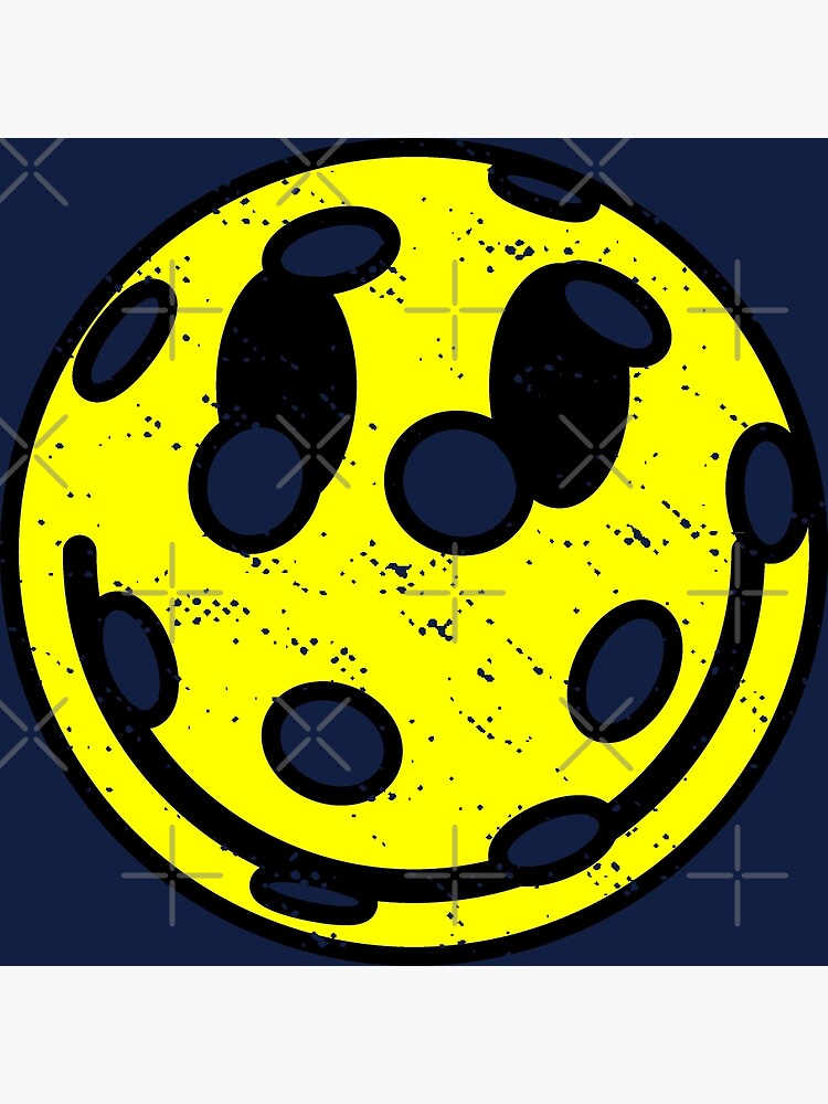 "Pickleball Smiley Face" Poster by d247 Redbubble
