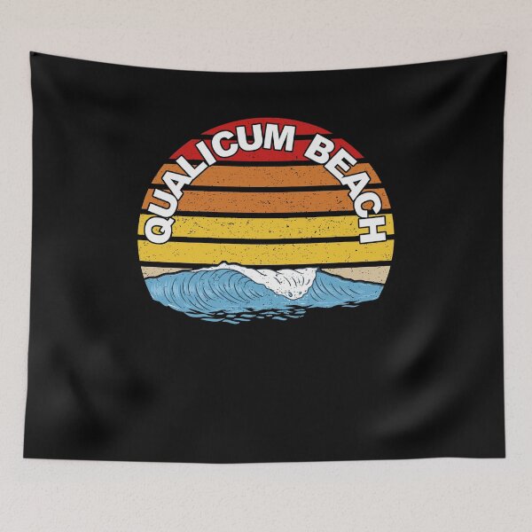Item preview, Qualicum Beach Is My Happy Place Retro Vintage designed and sold by Renergie.