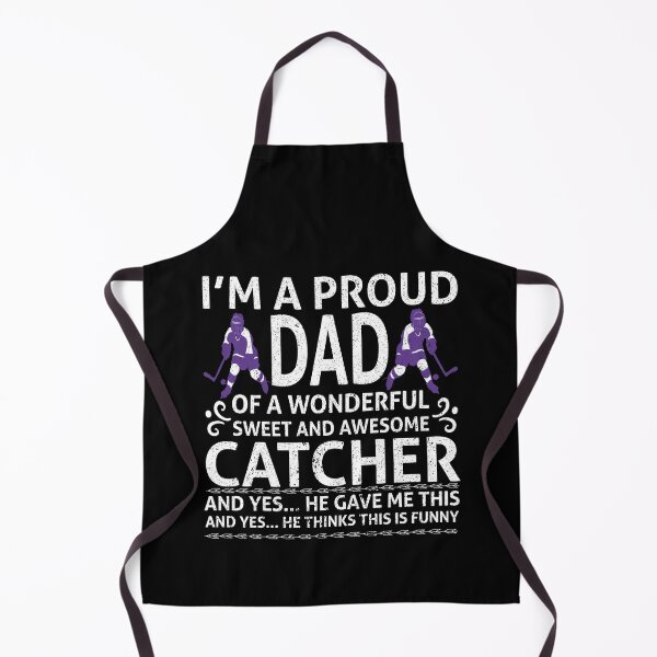 Item preview, i'm a proud dad of a wonderful sweet and awesome catcher ab yes.he gave me this | ice hockey gifts | hockey apparel | hockey goalie | hockey coach | hockey mom | hockey dad | hockey is life designed and sold by buzz1days.