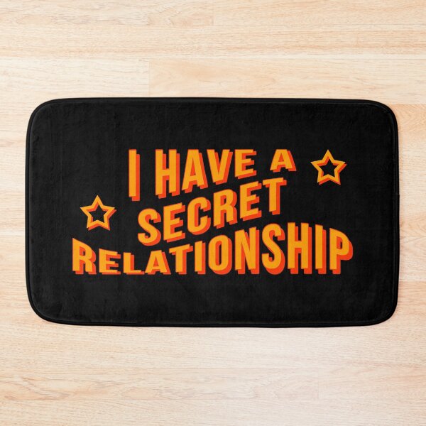 Item preview, I Have A Secret Relationship – Groovy Retro Wavy Passion Affair designed and sold by The Green Corner.