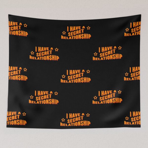 Item preview, I Have A Secret Relationship – Groovy Retro Wavy Passion Affair designed and sold by The Green Corner.