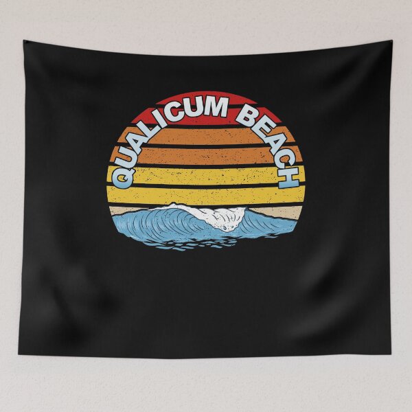 Item preview, Qualicum Beach Is My Happy Place Retro Vintage designed and sold by Renergie.
