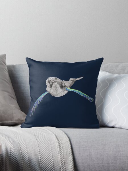 Artikel-Vorschau von Humpback whale with wings (blue & light green), designt und verkauft von Doris Thomas.