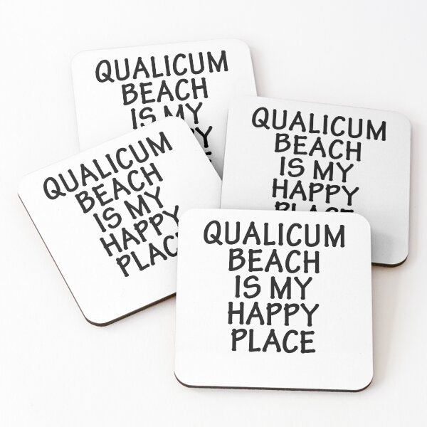 Item preview, Qualicum Beach Is My Happy Place Retro Vintage designed and sold by Renergie.