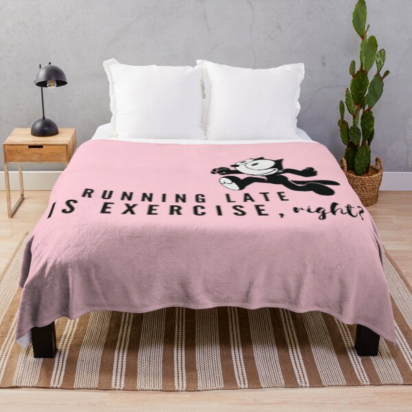 Item preview, Running late is exercise right? Funny running quotes designed and sold by soniaaseguin.