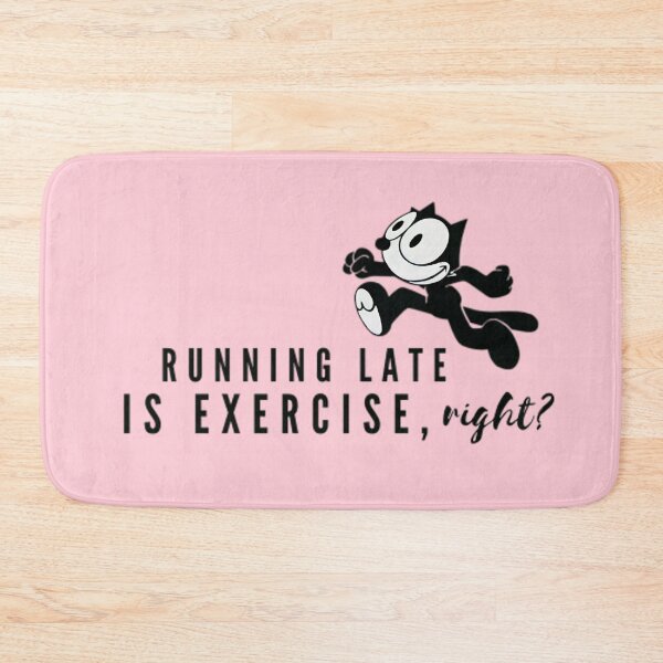 Item preview, Running late is exercise right? Funny running quotes designed and sold by soniaaseguin.