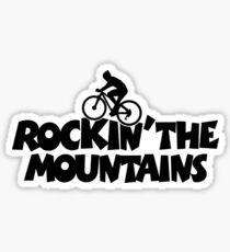 Rockin the Mountains Biking Sticker