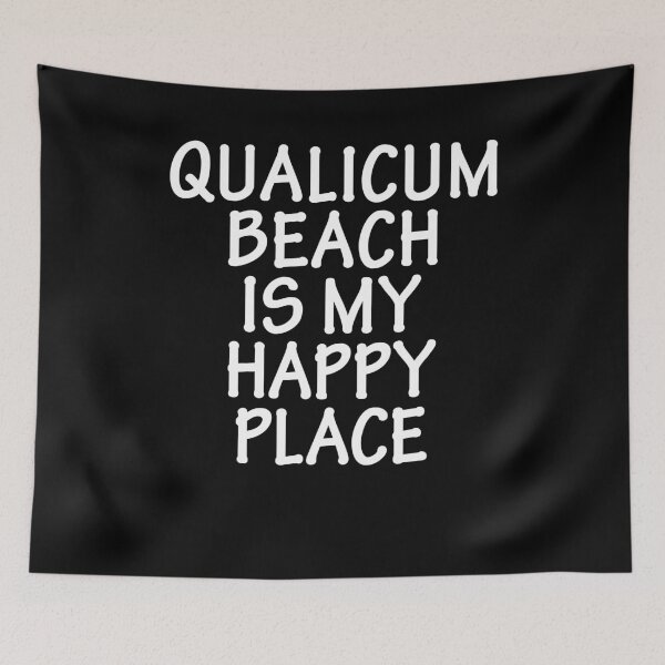 Item preview, Qualicum Beach Is My Happy Place Retro Vintage designed and sold by Renergie.