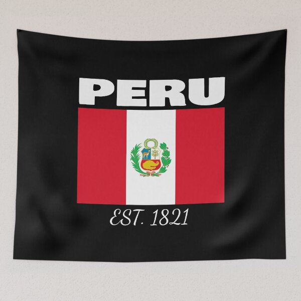 Item preview, Peru EST. 1821 Independence Pride Peruvian Flag T Shirt Merch designed and sold by PRINTS2HOT.