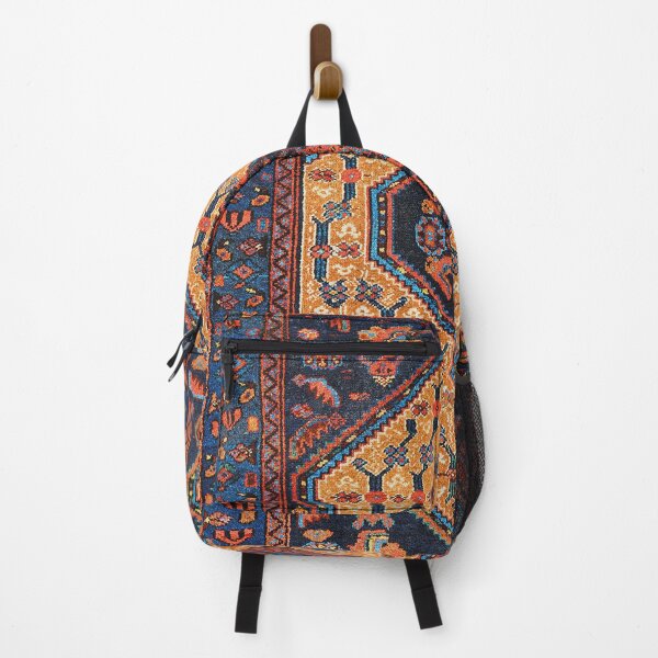 Item preview, Hamadan Antique Persian Carpet Print designed and sold by Vicky Brago-Mitchell®.