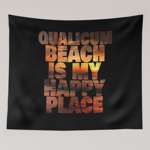 Item preview, Qualicum Beach Is My Happy Place Sunset designed and sold by Renergie.
