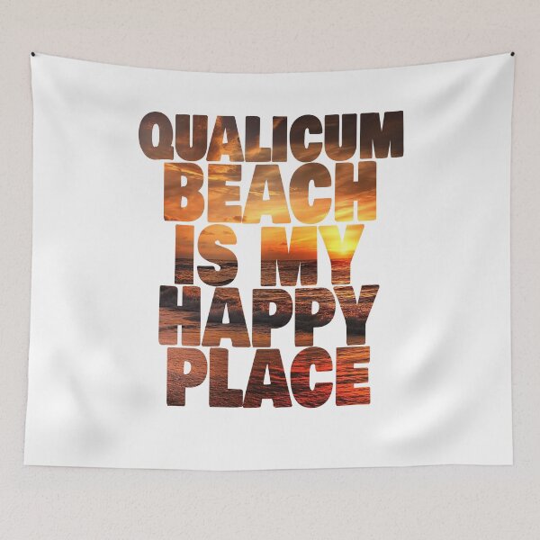 Item preview, Qualicum Beach Is My Happy Place Sunset designed and sold by Renergie.
