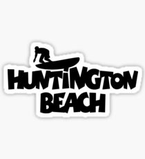 Huntington Beach Surfing Sticker