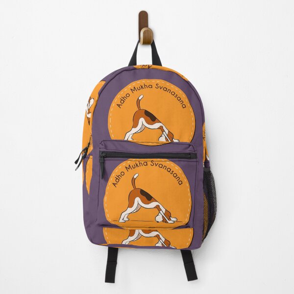 Item preview, adho mukha svanasana yoga dog sticker : inspiration dog sticker for meditation designed and sold by MichaelGrace.