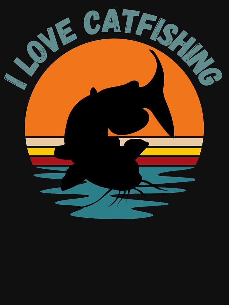 I love catfishing, catfish lover fishing gift by ds-4